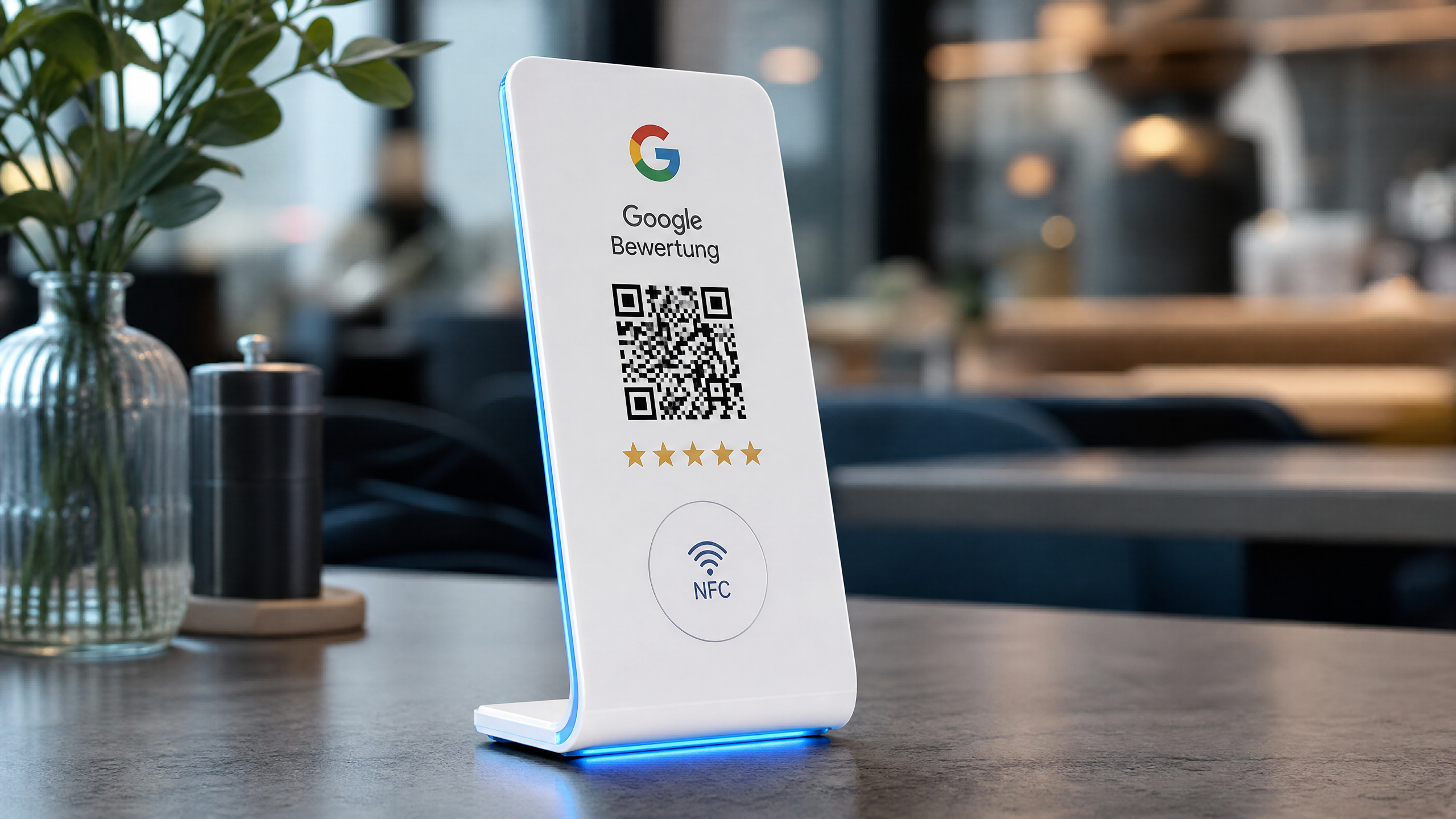 NFC Aufsteller für Google Bewertungen – Digital Feedback
