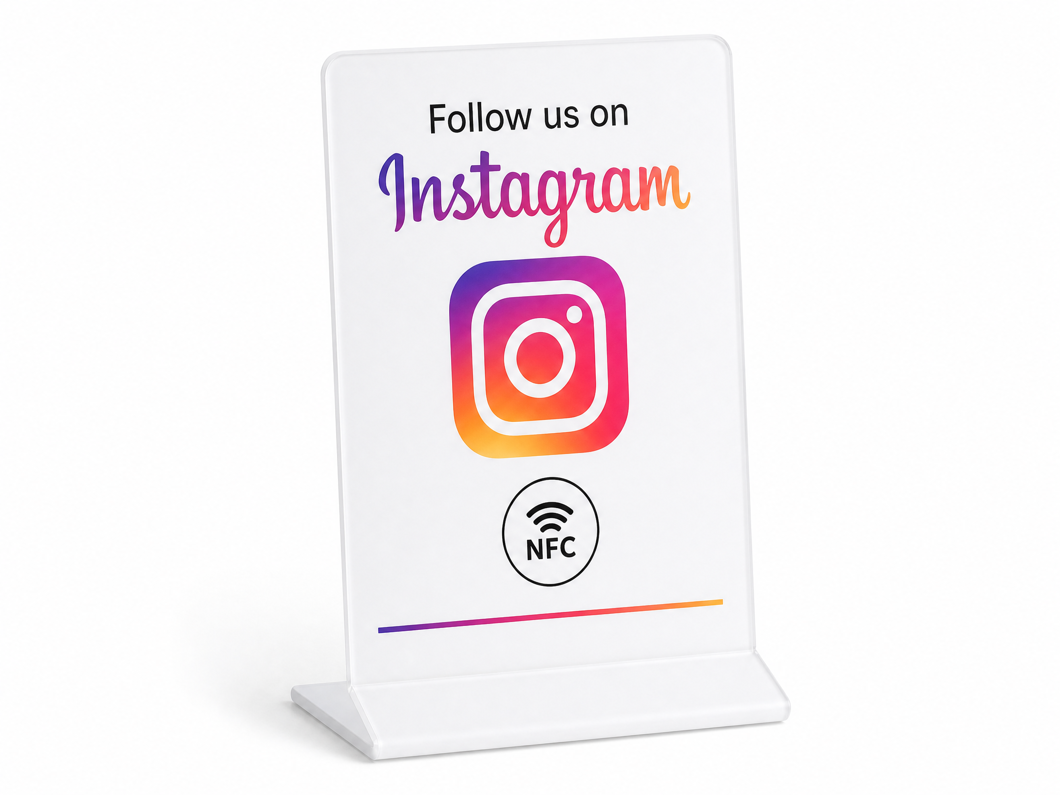 NFC Aufsteller Instagram